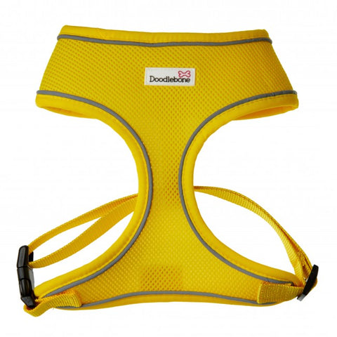 Yellow Doodlebone Airmesh Dog Harness