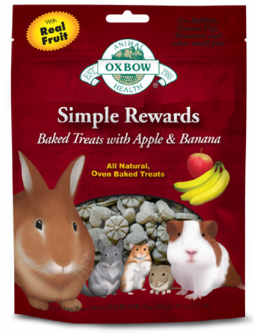 Oxbow Simple Rewards Apple & Banana Baked Treats