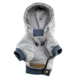 Bowl&Bone Grey YOLO Dog Hoodie