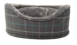 Gor Pets Grey Check Premium Bed