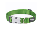 Red Dingo Plain Green Dog Collar