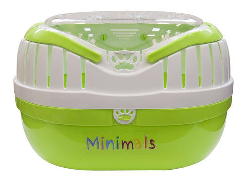 Pet Brands Minimals Green Small Animal Carrier