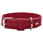 Hunter Aalborg Rustica Red Leather Dog Collar