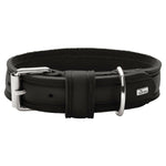 Hunter Aalborg Rustica Black Leather Dog Collar